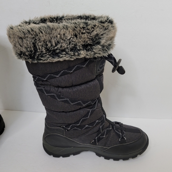 TIMBERLAND CHILLBERG WOMEN BLACK WATERPROOF BOOTS SIZE 8 - Picture 7 of 11